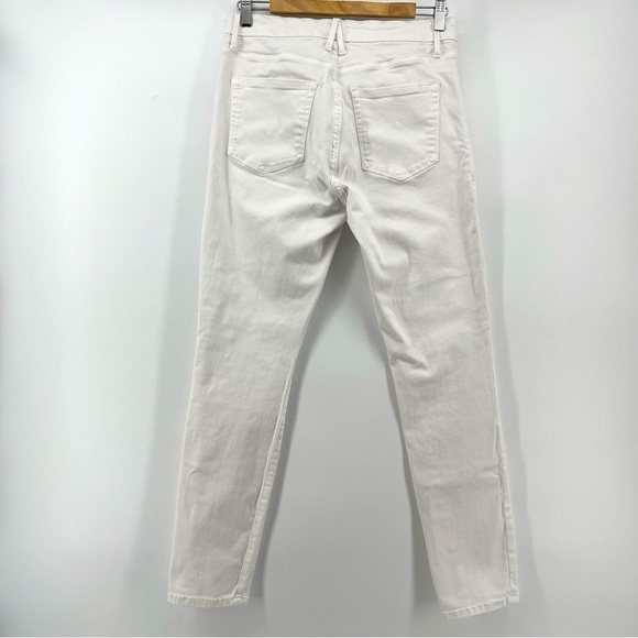 Good American Skinny Jeans White GAGL001 WHITE001 Size 10/30 - Picture 3 of 10